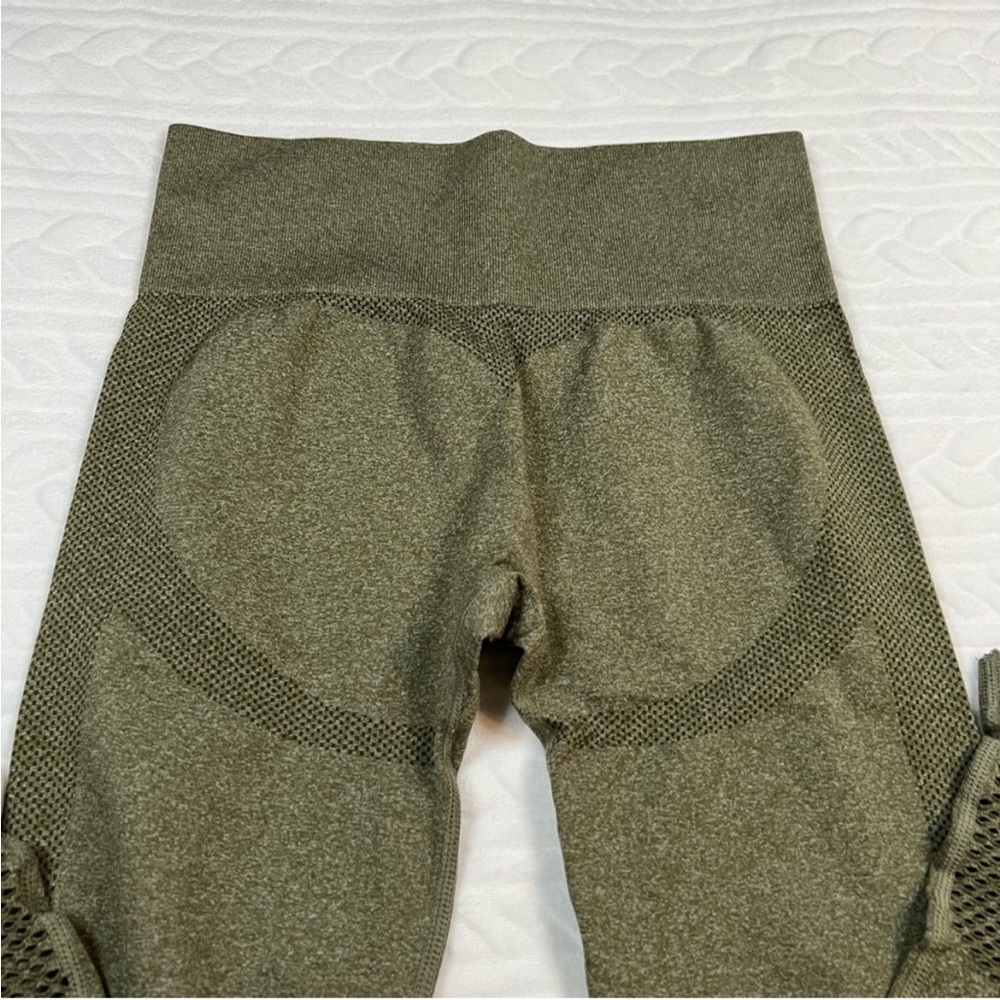 SHEIN Olive Green Leggings and Sports Bra Set - Picture 13 of 15